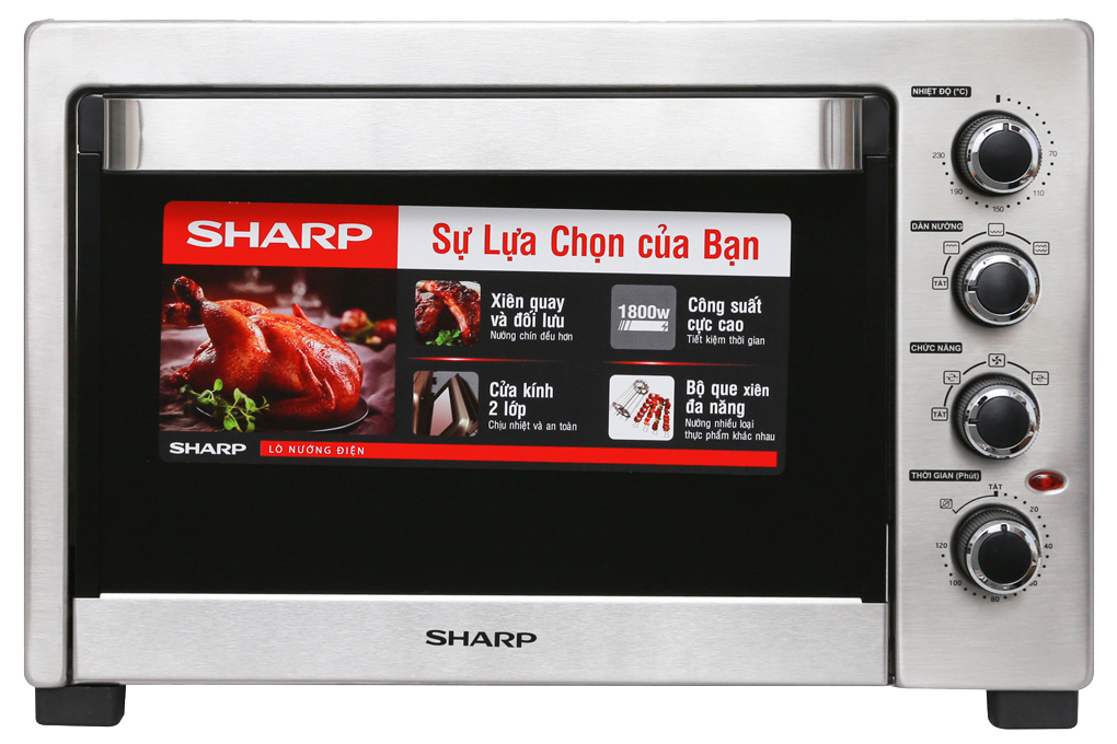 Lò nướng sharp eo-a384rcsv-st 38 lít