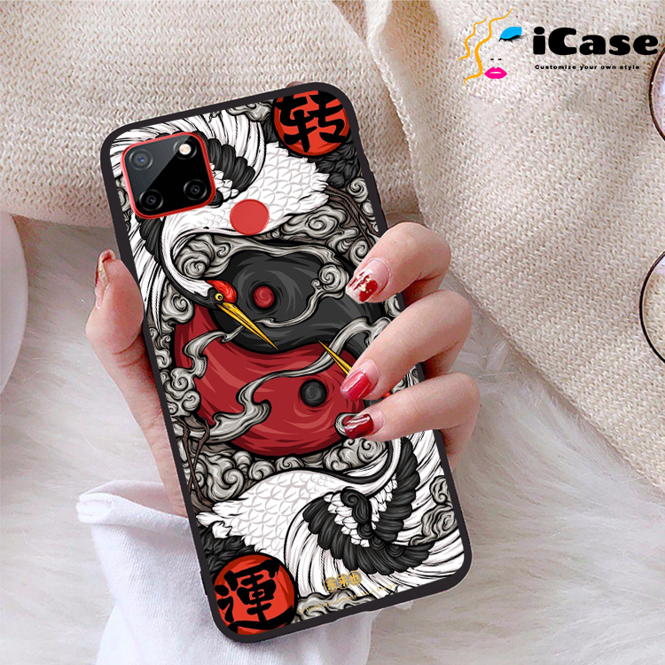 Ốp lưng realme c12 viền dẻo tpu bst rong
