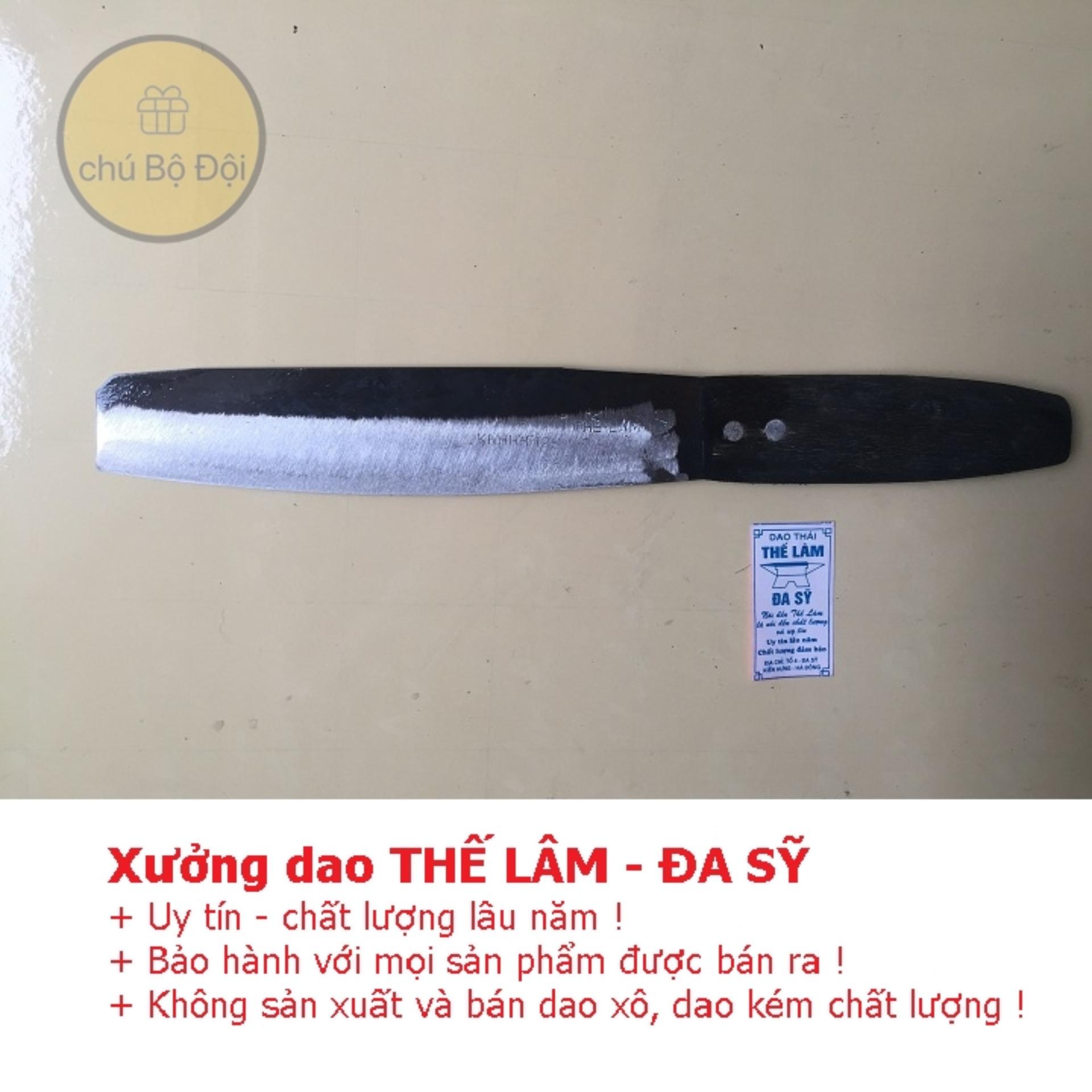 Bộ 2 dao thái thịt-rau-củ-quả cỡ trung, dao làm bếp, Dao Đa Sỹ, dao Thế Lâm, Shop chubodoi