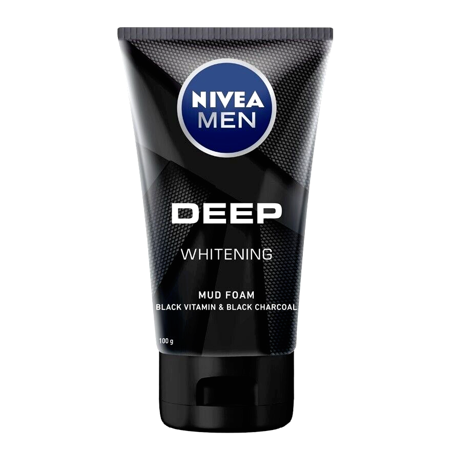 Sữa rửa mặt Nam sạch sâu trắng da Nivea Men Deep Whitening Thái Lan 100ml