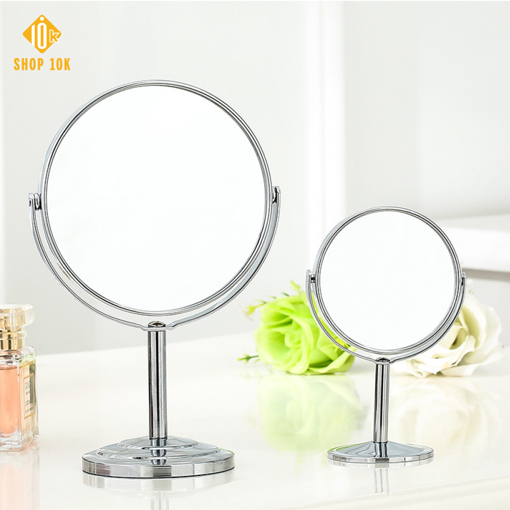 Gương trang điểm để bàn , làm đẹp cho nữ, gương trang trí , soi makeup, nặn mụn đa năng kích cỡ khác nhau