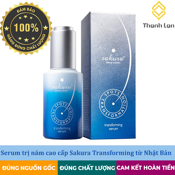 Serum làm mờ vết nám sakura transforming serum 2023 30ml