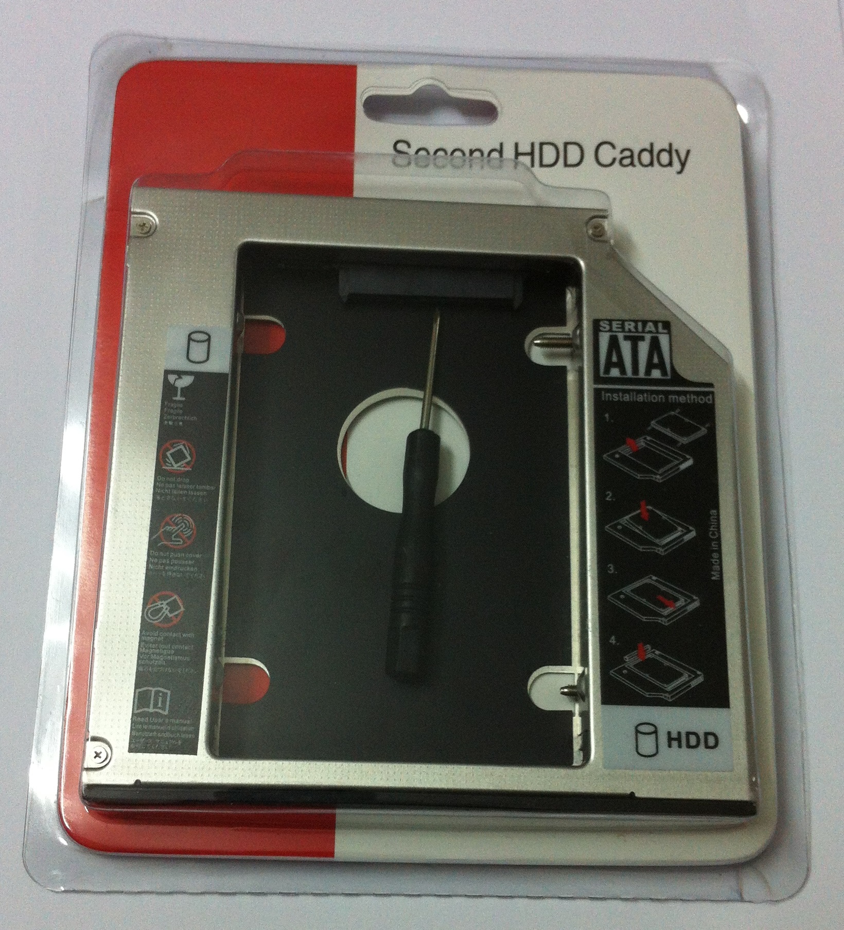 [HCM]Caddy bay lắp thêm ổ cứng cho laptop - Caddy Bay dùng để gắn thêm ổ cứng thứ 2 cho laptop có ổ đĩa dvd