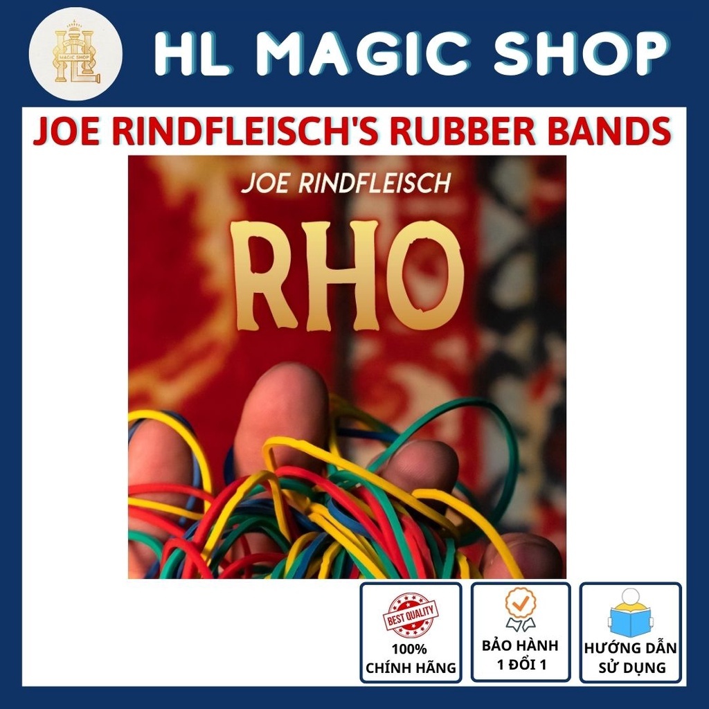 Đồ chơi ảo thuật, phụ kiện ảo thuật Thun Mỹ Chính Hãng Joe Rindfleisch's Rubber Bands by Joe Rindfleisch