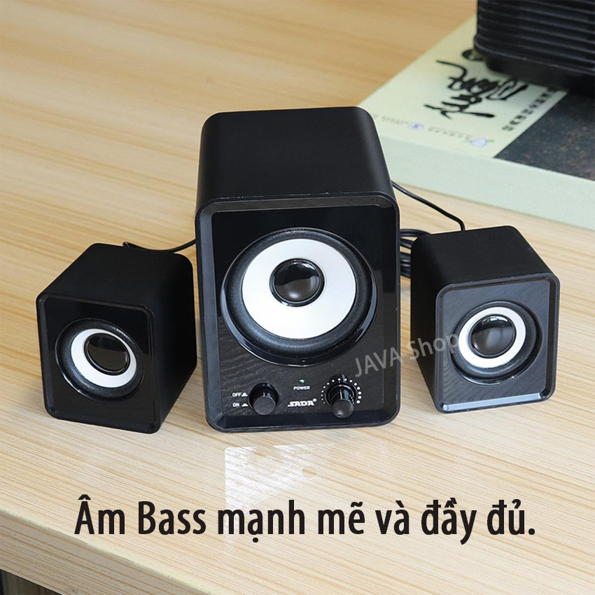 Loa nghe nhạc giá rẻ loa vi tính nghe điện thoại, máy tính, laptop máy PC Bass âm thanh sống động nghe nhạc hay - Lỗi 1 đổi 1