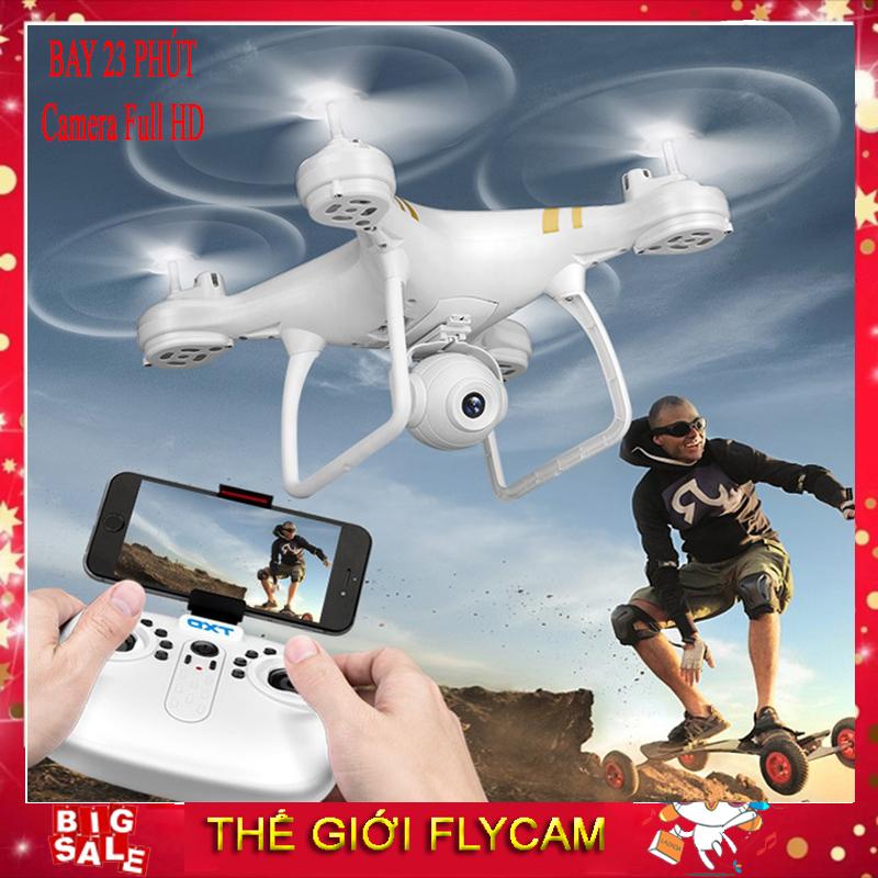 Flycam TXD-8S Wifi Camera Full HD 720p, Thời gian bay 23 Phút, Khoảng cách 200m Truyền ảnh trực tiếp về điện thoại