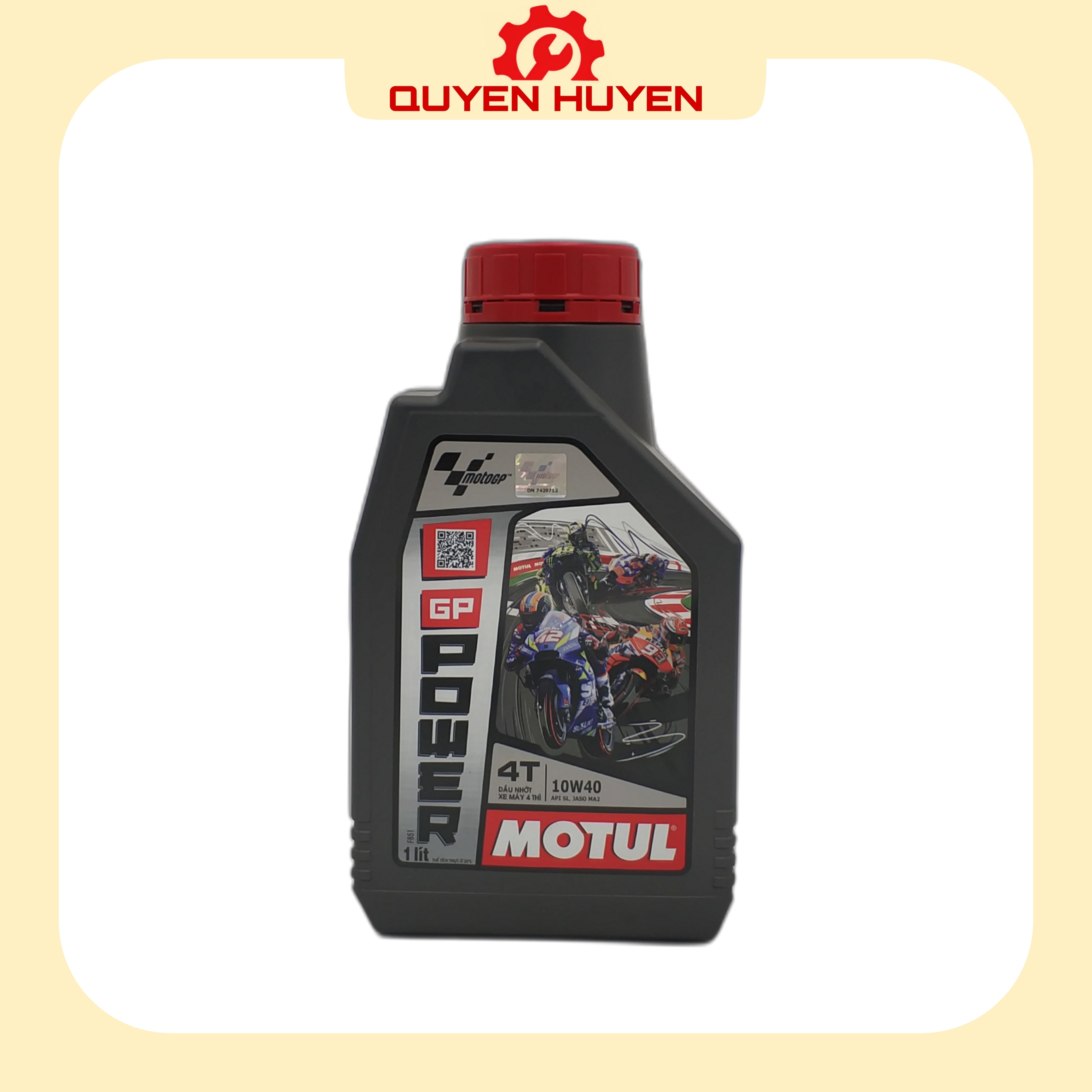 Dầu nhớt cao cấp xe số - xe tay côn motul gp power 4t 10w40 api sl jaso ma2