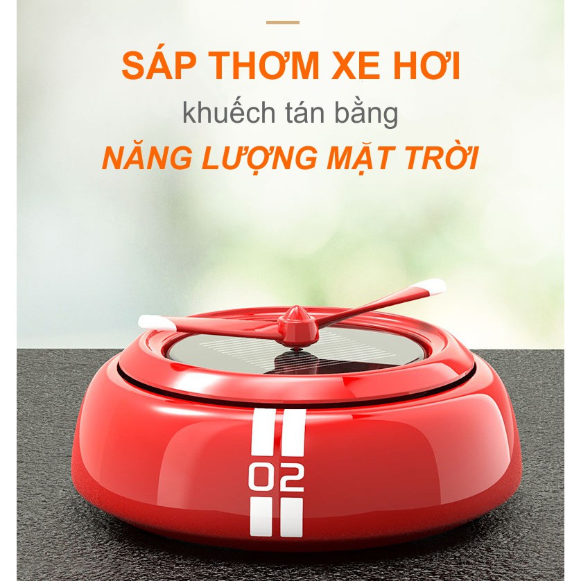 [HCM]Sáp thơm trang trí táp lô xe hơi, ô tô khuếch tán bằng năng lượng mặt trời