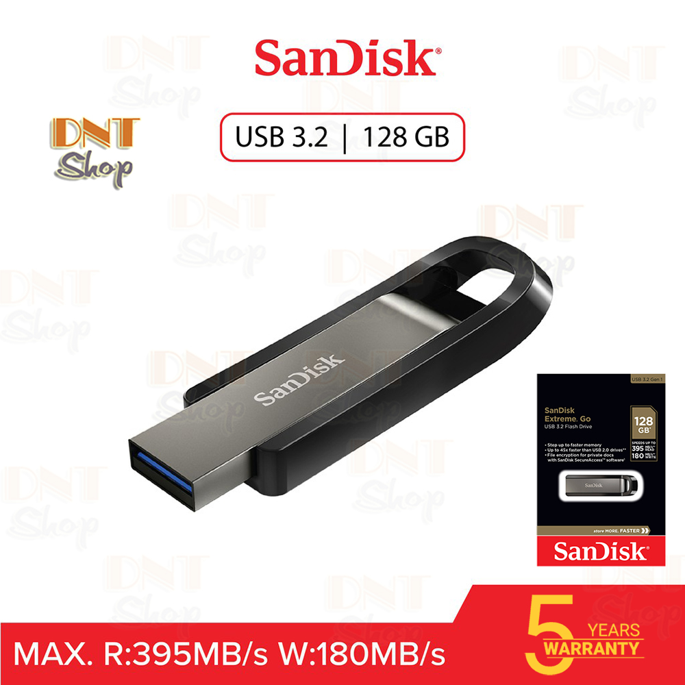 USB 3.2 SanDisk Extreme Go CZ810 128GB 395MB/s (SDCZ810-128G-G46)