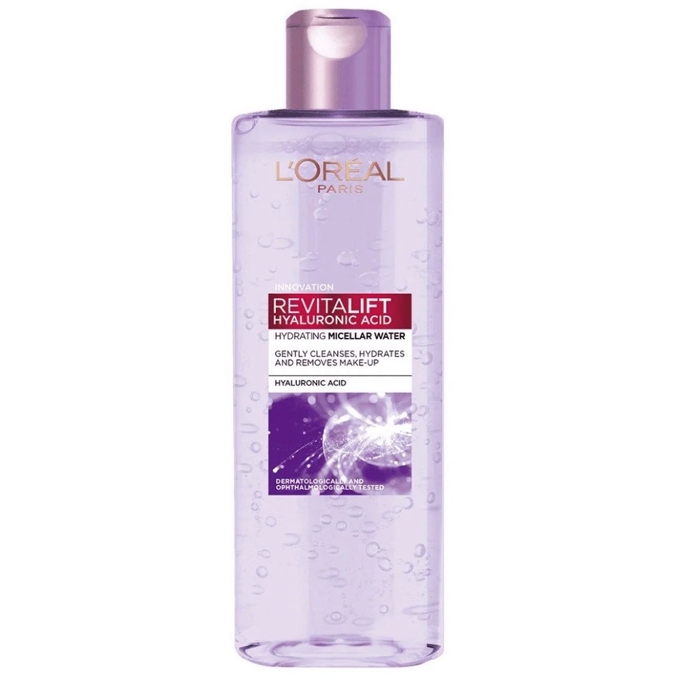 Nước Tẩy Trang L'oreal Revitalift Hyaluronic Acid Hydrating Micellar Water  siêu cấp ẩm da