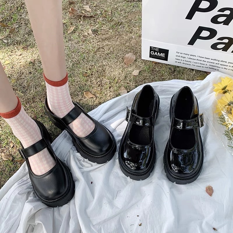 [Freeship max ] Giày Nữ Lolita Dây Cài 5cm Phong Cách Hàn Quốc, On Air Shoes VN OAS5, giày nữ Lolita hot, giày nữ hót năm 2021, giày nữ hot của năm, giày nữ, kiểu dáng đẹp