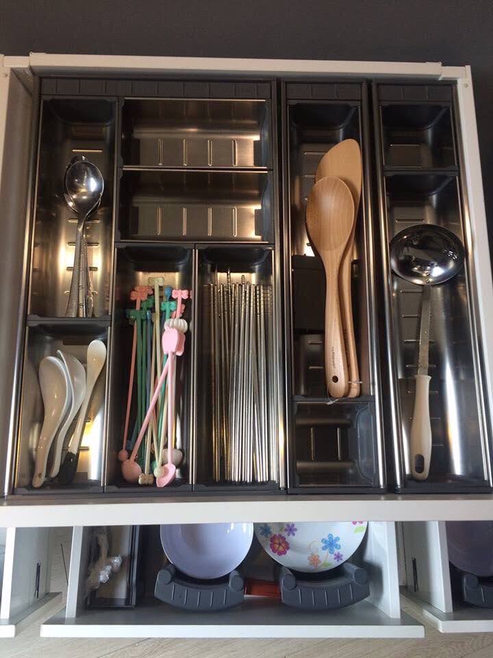 Khay chia thìa dĩa inox 304 eurogold