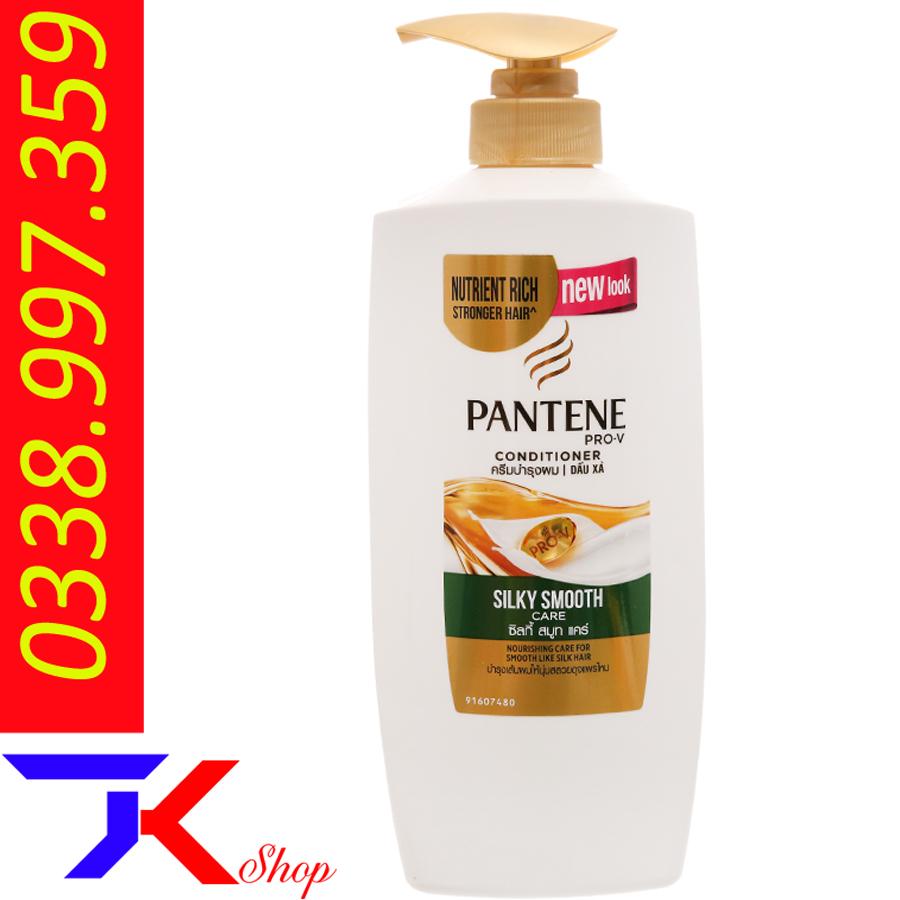 Dầu xả Pantene suôn mượt óng ả 650ml