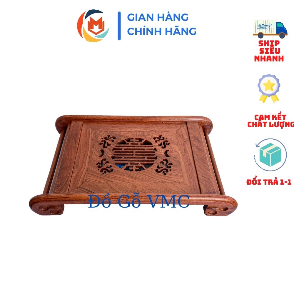 Khay trà cuốn thư gỗ hương cao cấp
