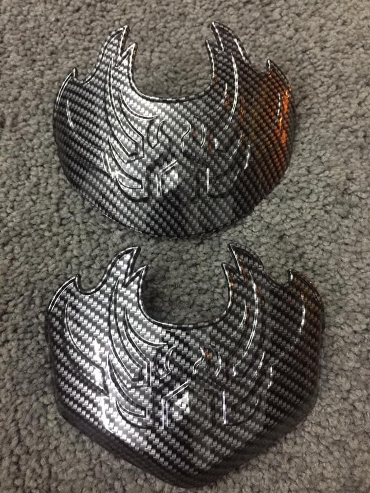 Bộ mỏ dè trước, sau cho xe PCX 2018, 2019, 2020 (Sơn carbon siêu đẹp)