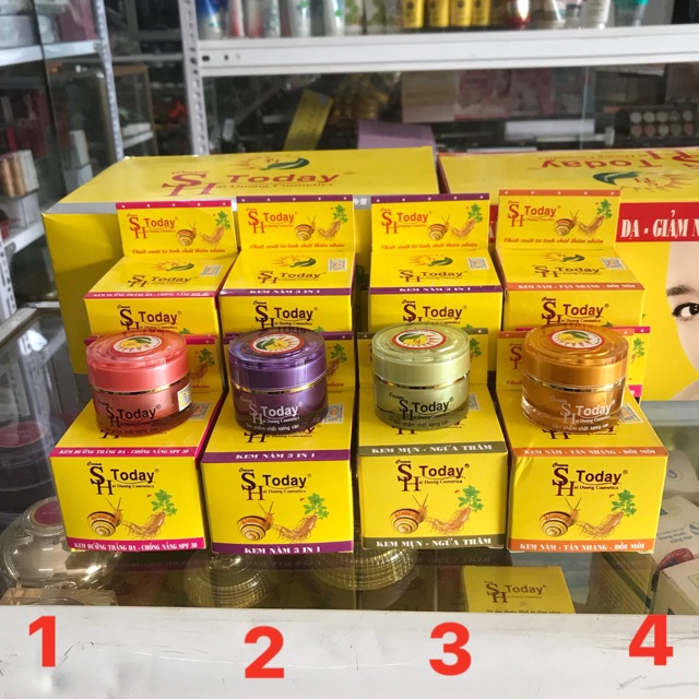 Kem Sh ToDay 15G Kem Dưỡng Trắng Da Chống Náng SPF 30