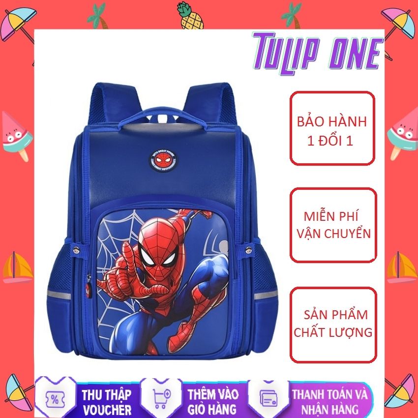 [HÀNG CHUẨN]Cặp balo học sinh nam chống gù chống thấm nước cao câp size 36cm TULIP ONE BLHS09 HÀNG CHUẨN ĐẸP chất liệu vải dù kèm hệ thống phản quang bảo vệ bé phù hợp với các bé lớp 1 đến lớp 3