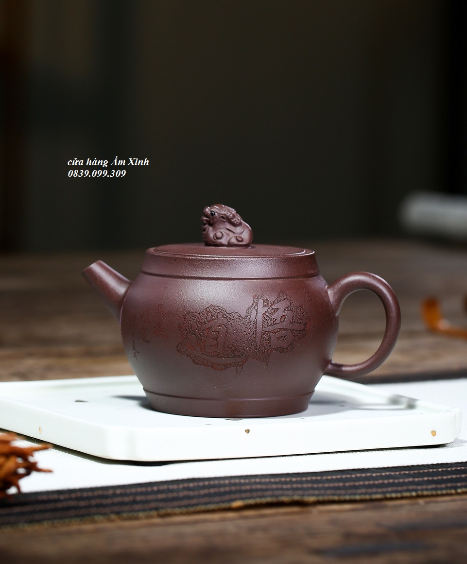 Ấm tử sa nghi hưng hán ngõa long tôn 220 ml