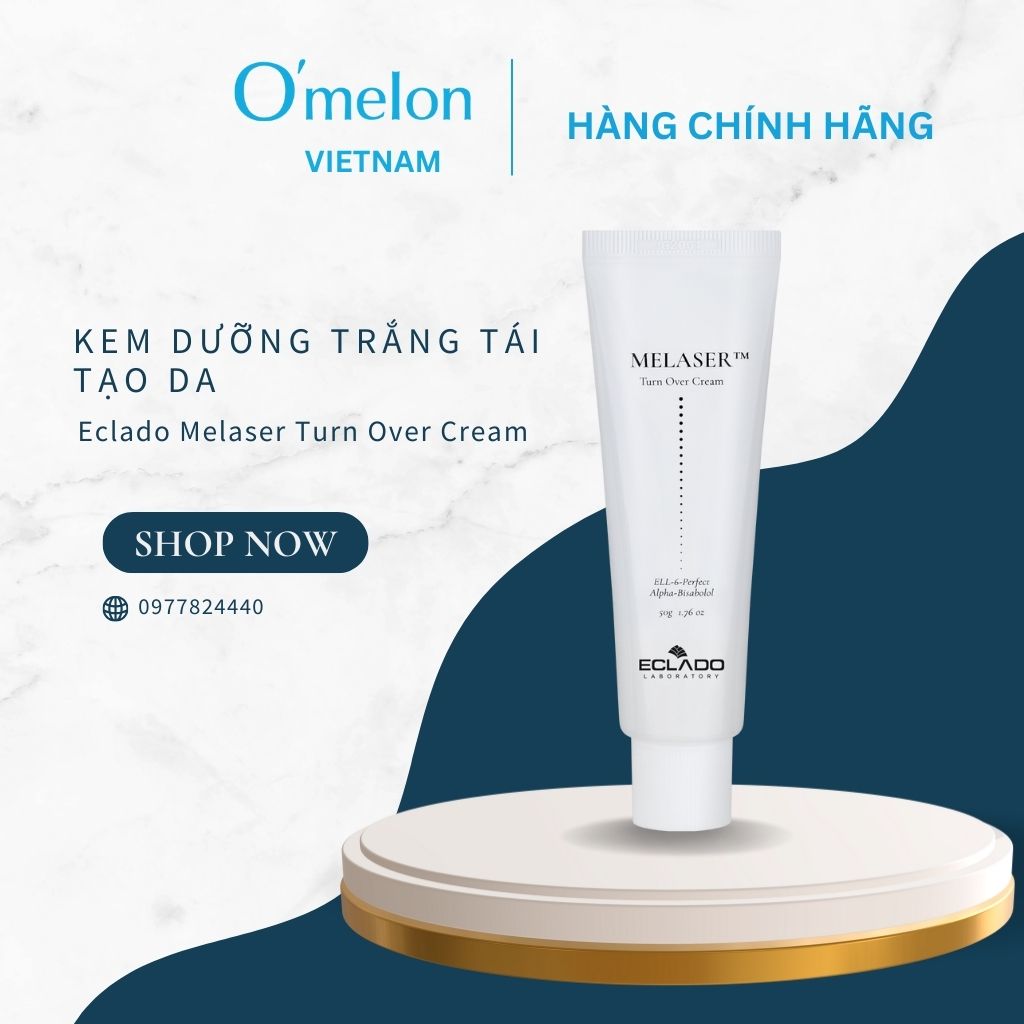 Kem dưỡng trắng tái tạo da Eclado Melaser Turn Over Cream 50g Hàn Quốc