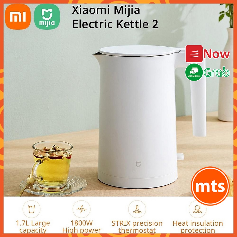  Ấm đun nước siêu tốc Xiaomi Mijia Gen 2 MJDSH04YM Dung tích 1.7L 1800W Inox 304 chính hãng - Minh Tín Shop 