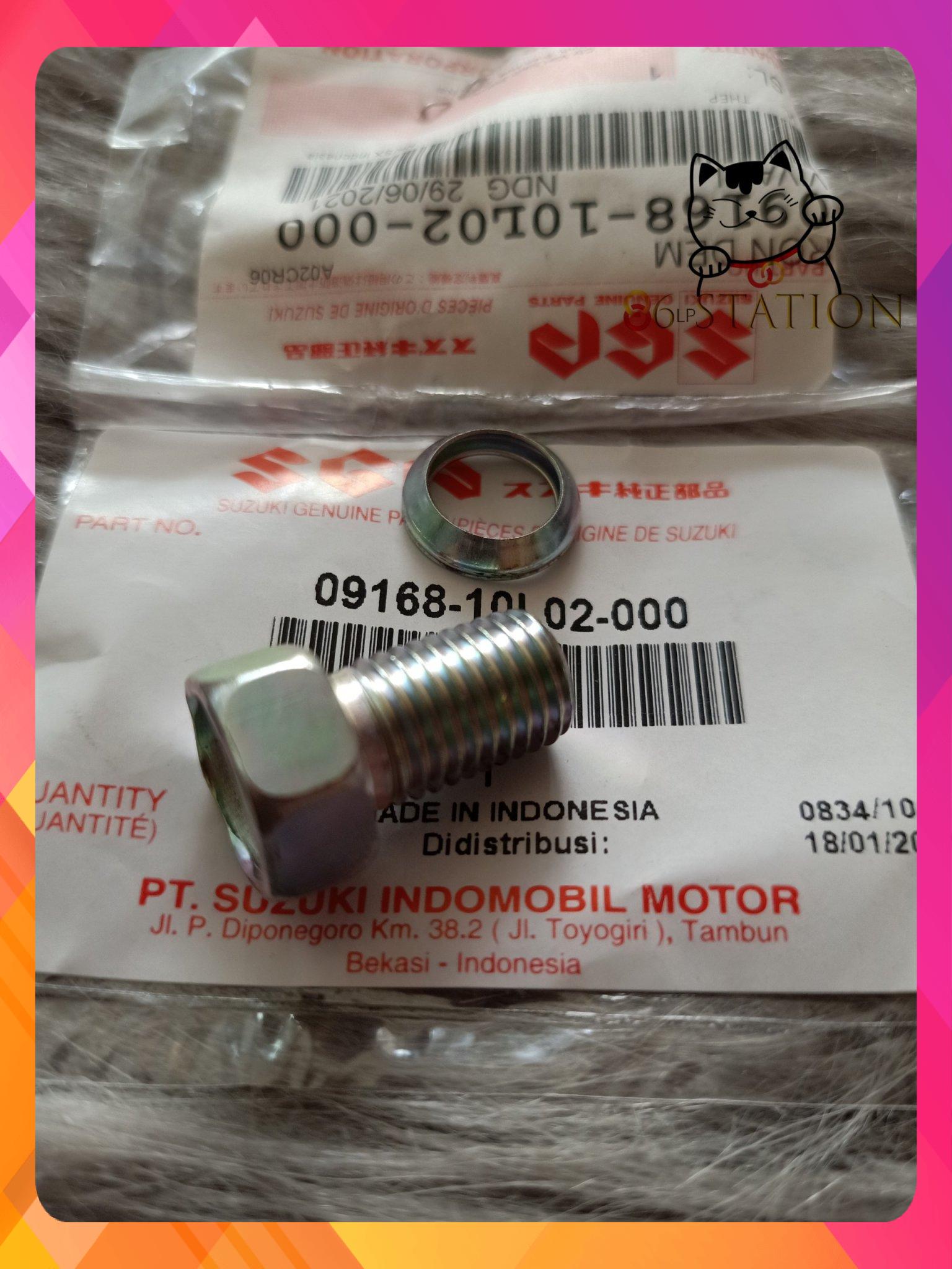 Ốc xả nhớt satria fi raider fi chính hãng suzuki
