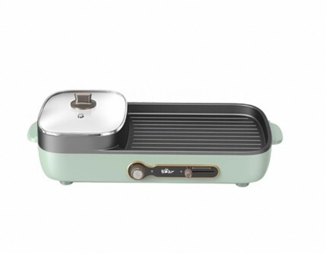 [THANH LÝ SIÊU SALE 3.3]  Bếp lẩu nướng đa năng Bear DKL-C15G1
