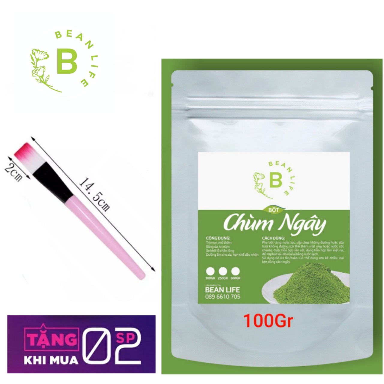 Bột chùm ngây nguyên chất 100gram