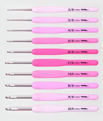 Kim móc len Tulip Etimo Rose Size lớn 7.5/4.5mm