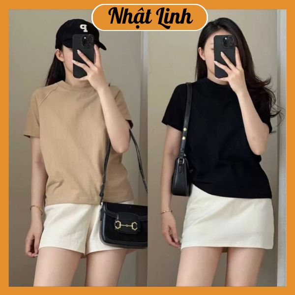 Áo thun nữ áo thun babytee cỏ tròn kiểu dáng unisex chất vải mềm mát hottrend NHẬT LINH - MÃ A6
