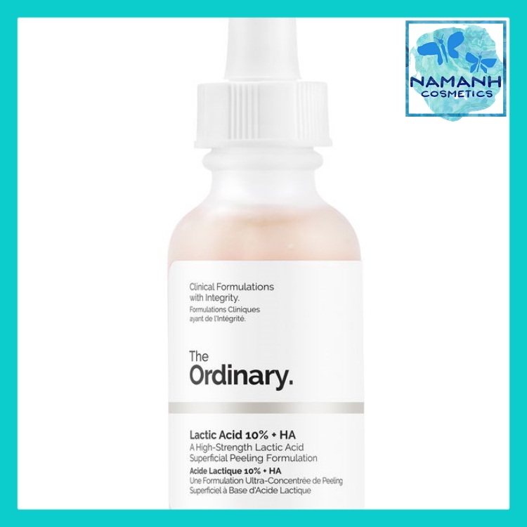 Serum tẩy tế bào chết không gây kích ứng da The Ordinary Lactic Acid 10% + HA 2% - 30ml