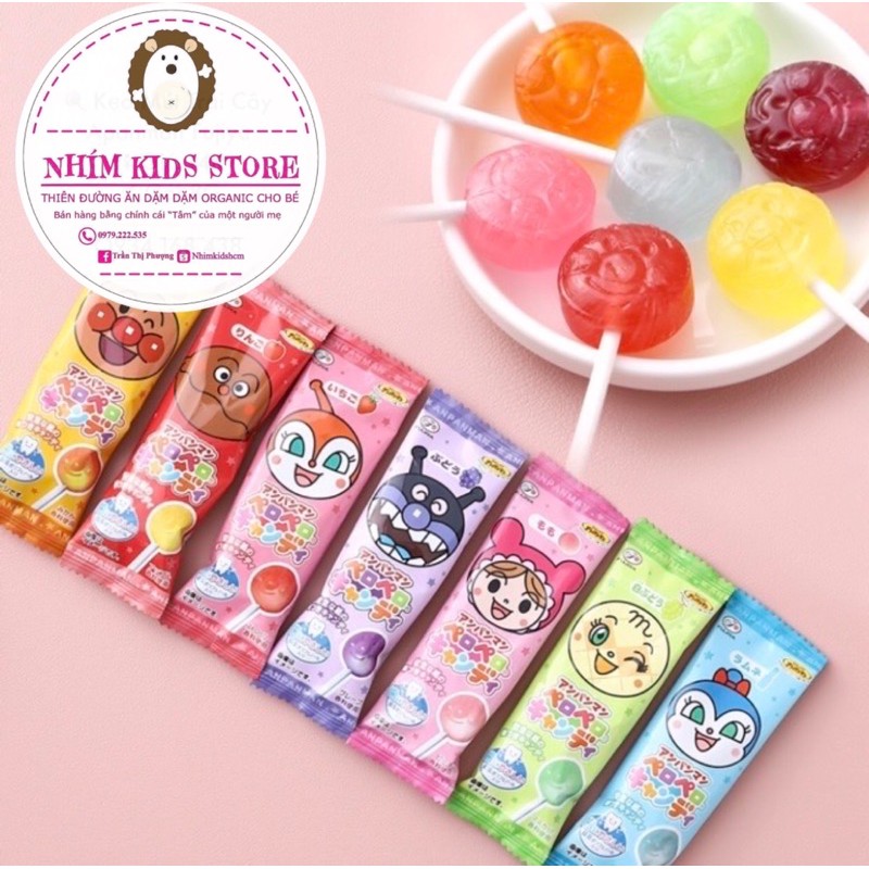 Kẹo mút chú hề Anpanman Nhật Bản