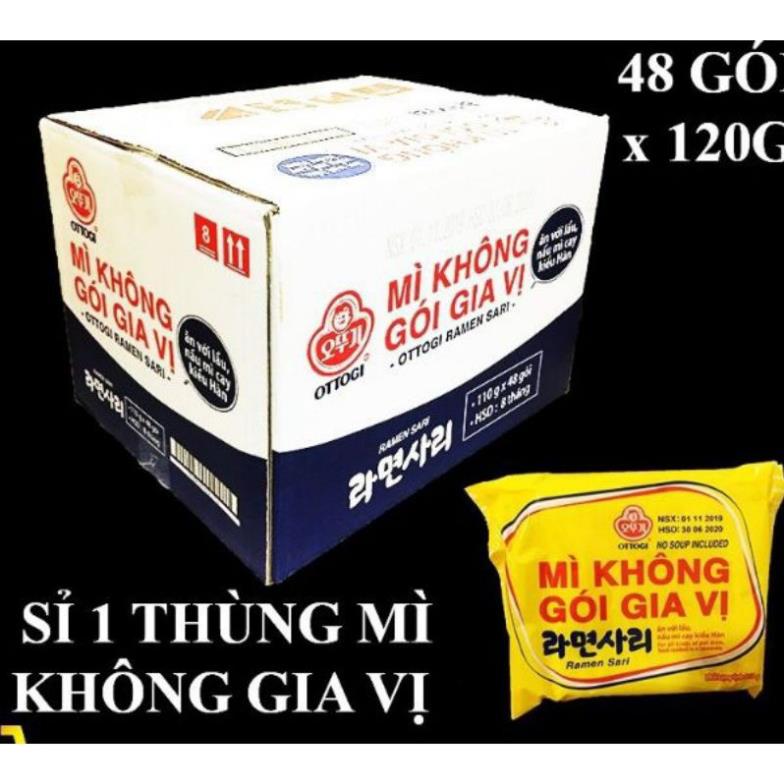 Thùng mì không gói gia vị ottogi 110g