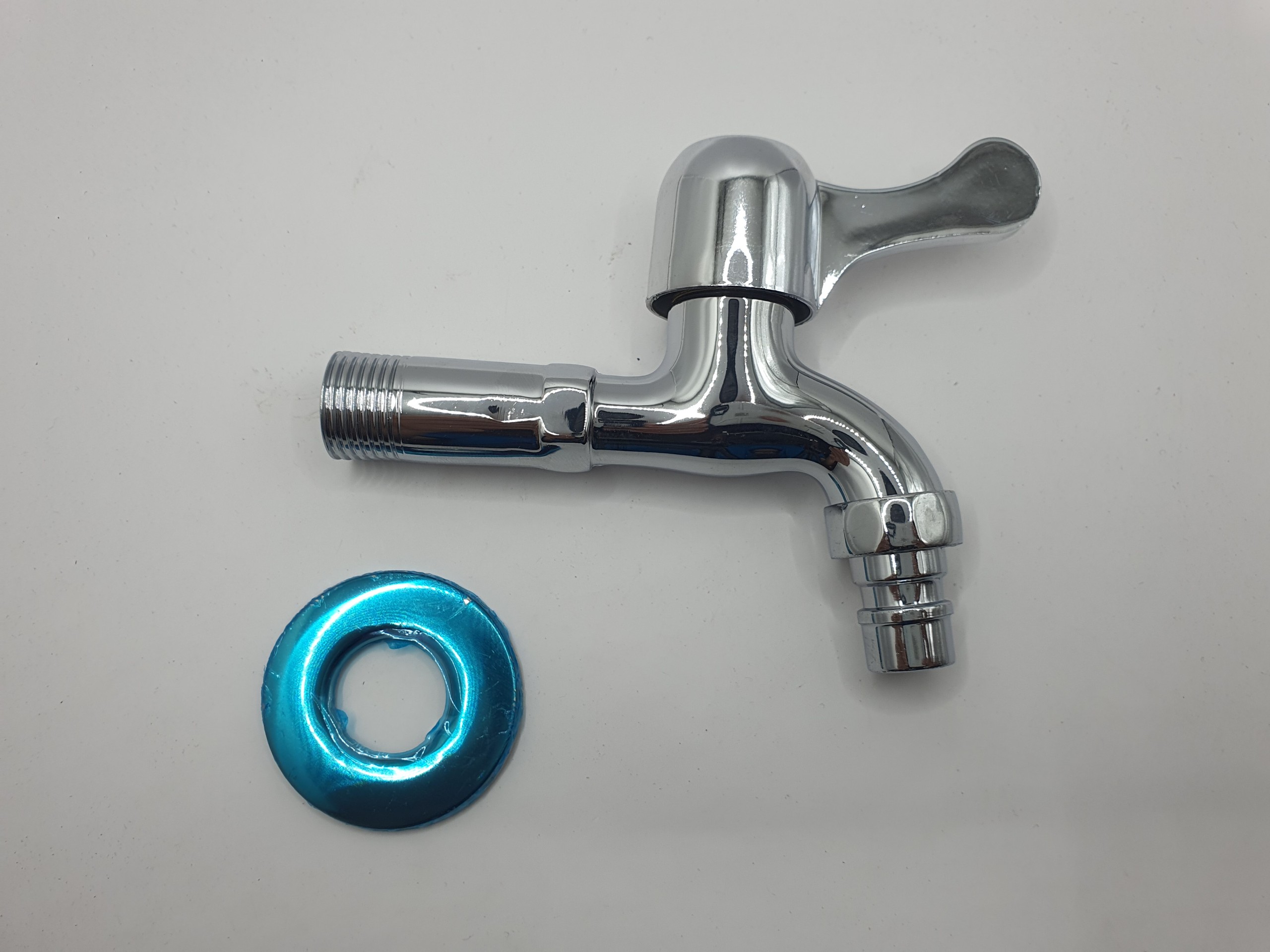Vòi hồ vòi nước vòi máy giặt inox mờ