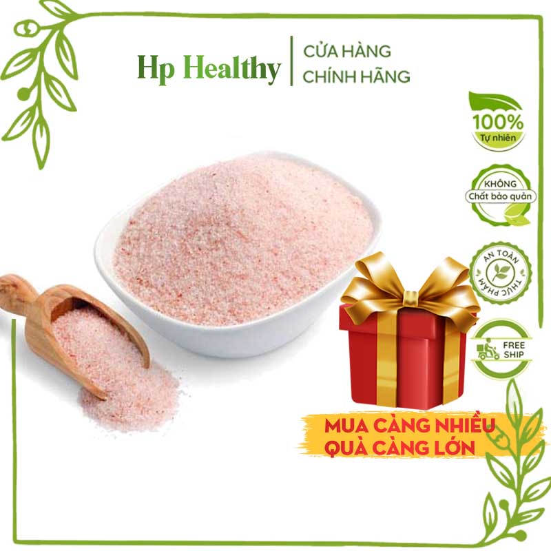 Muối hồng Himalaya mịn Pink Himalayan Salt 100gr gia vị, làm sữa hạt