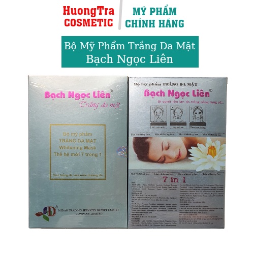 Bộ mặt nạ trắng da mặt Bạch Ngọc Liên thế hệ mới – Whitening Mask