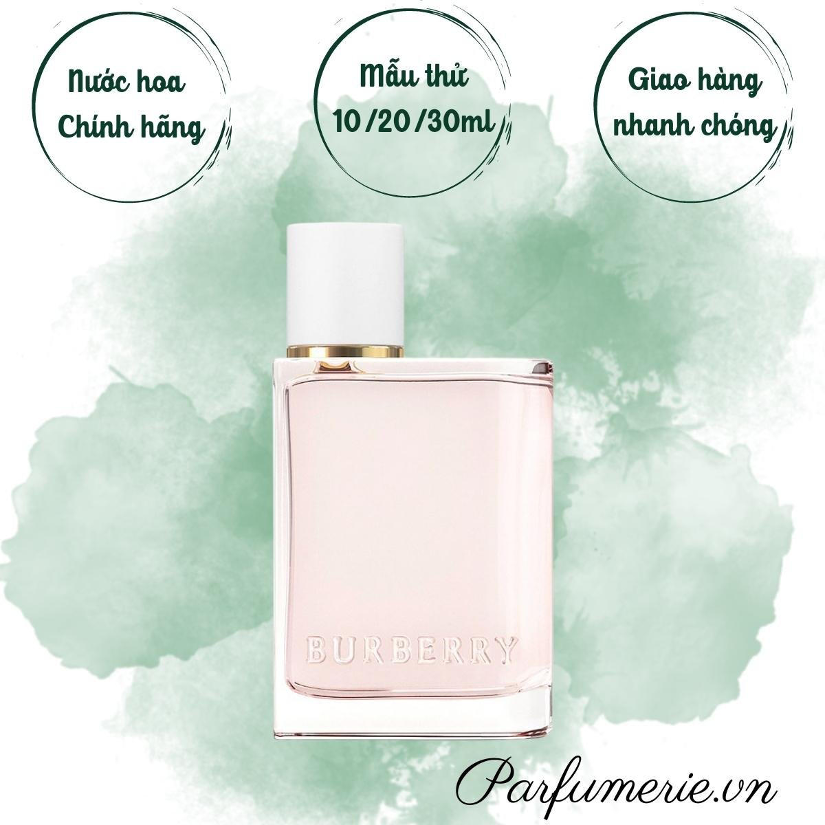 Mẫu thử nước hoa bbr her blossom edt; nước hoa nữ nhẹ nhàng, trẻ trung, hiện đại