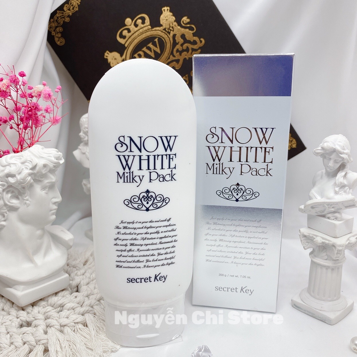 Kem tắm trắng body Snow White Milky Pack