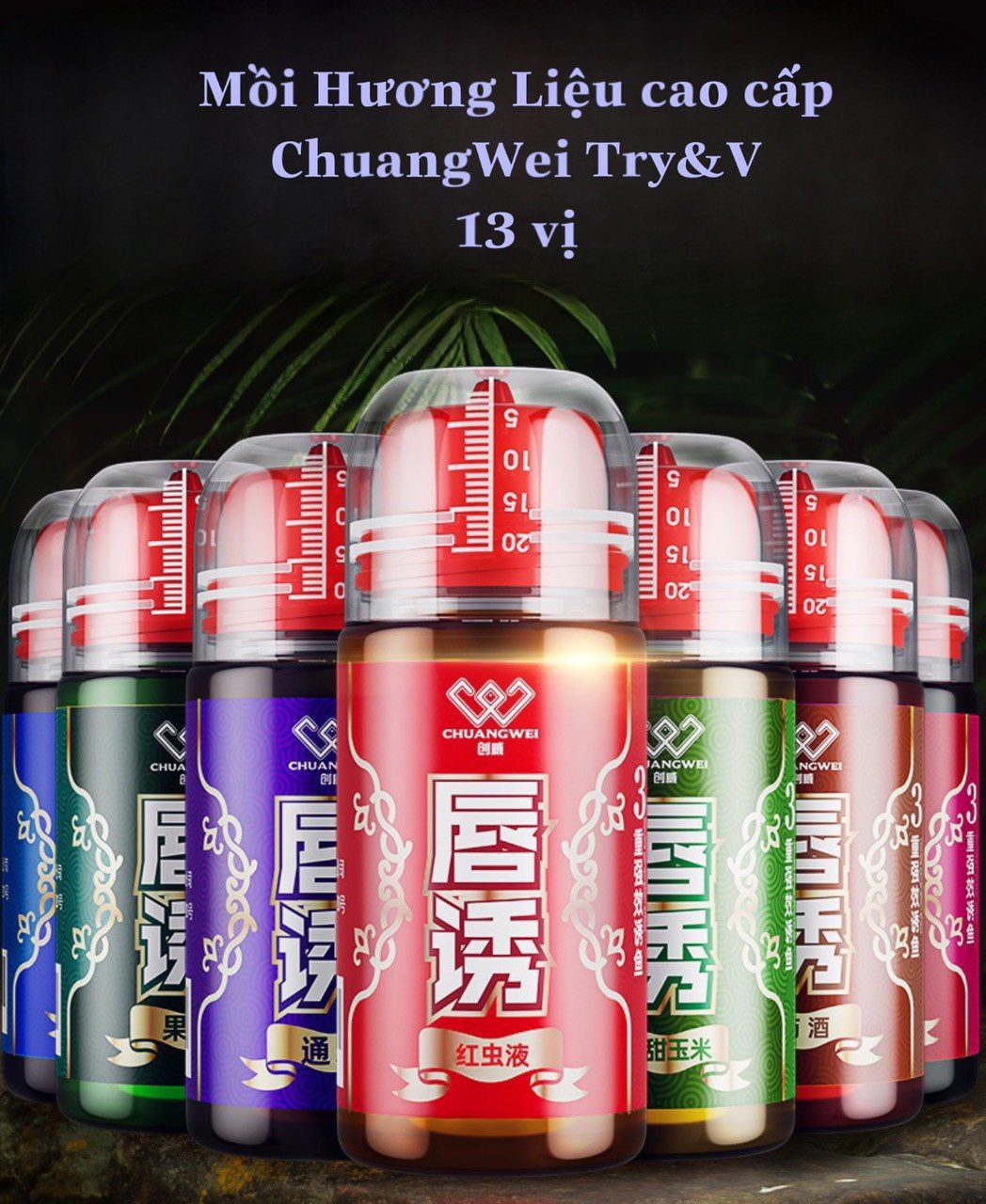 Tinh mùi câu cá, hương liệu dụ cá chuangwei hương thơm hấp dẫn cá - hm mall 2k