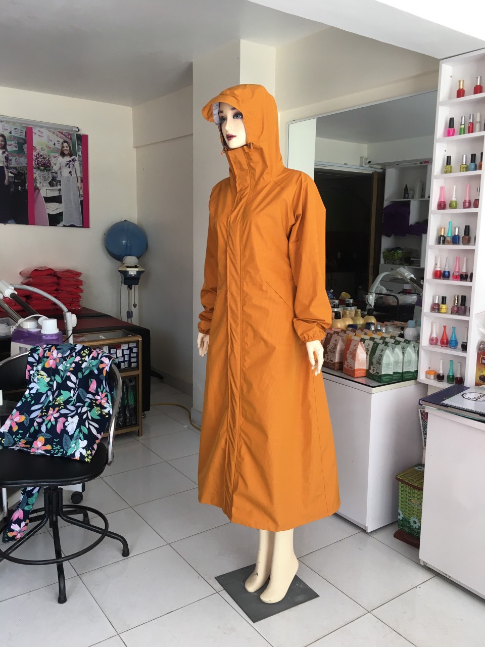 Áo mưa măng tô chống thấm cao cấp 1-2 lớp