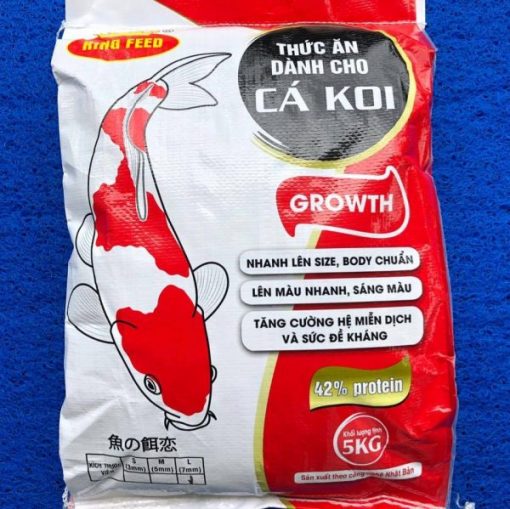 1kg cám cá koi tăng trưởng king feed new