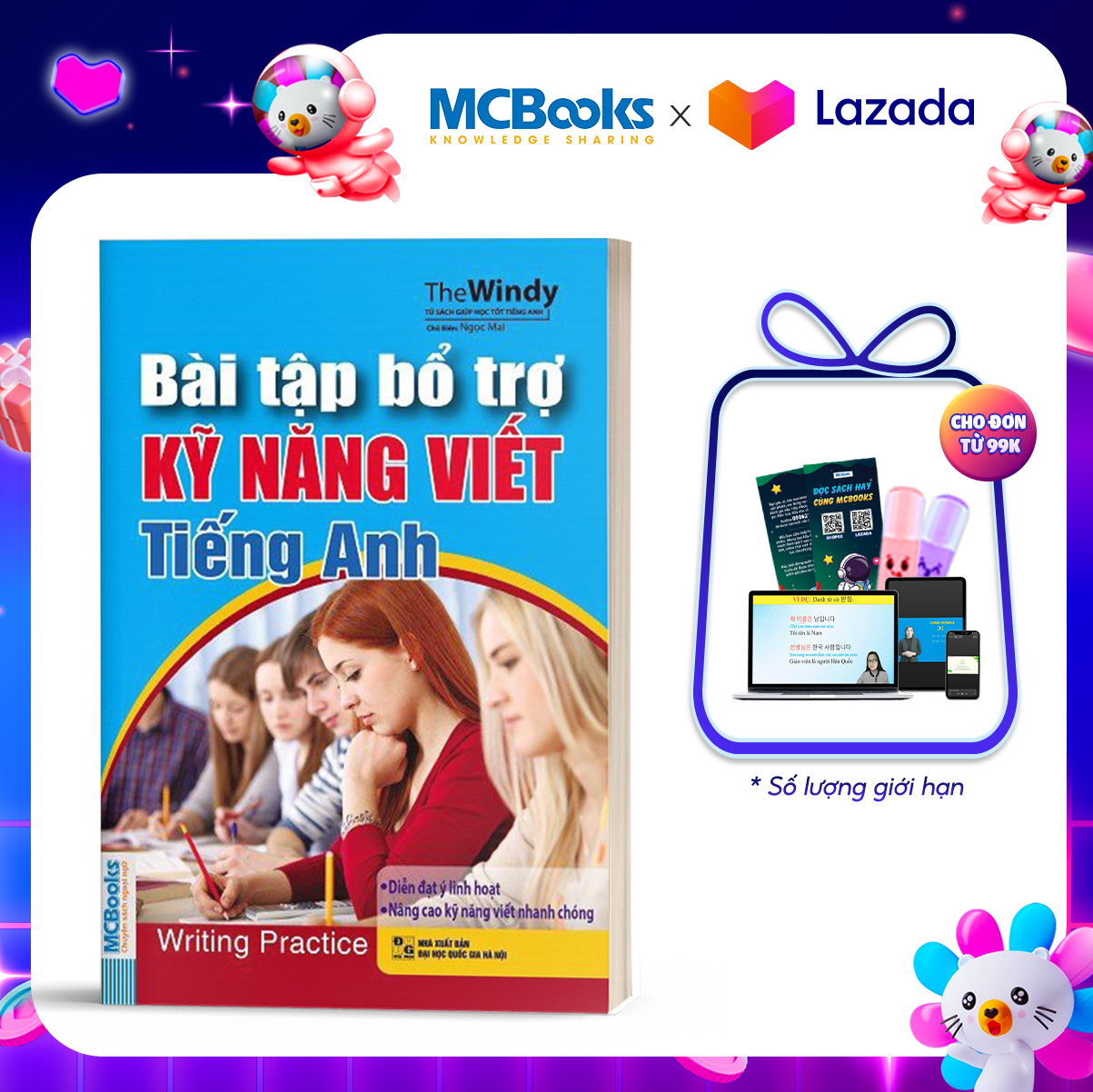 Bài tập bổ trợ kỹ năng viết tiếng Anh - MCBooks