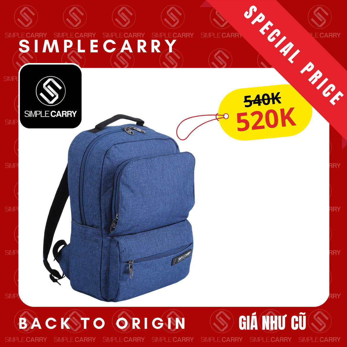 Balo Nam Nữ Hàn Quốc Thời Trang Simplecarry Issac 5