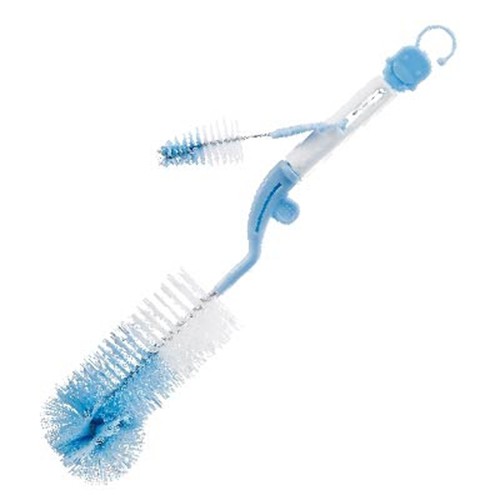 Bộ cọ súc rửa bình sữa tay xoay 2 chiều kuku