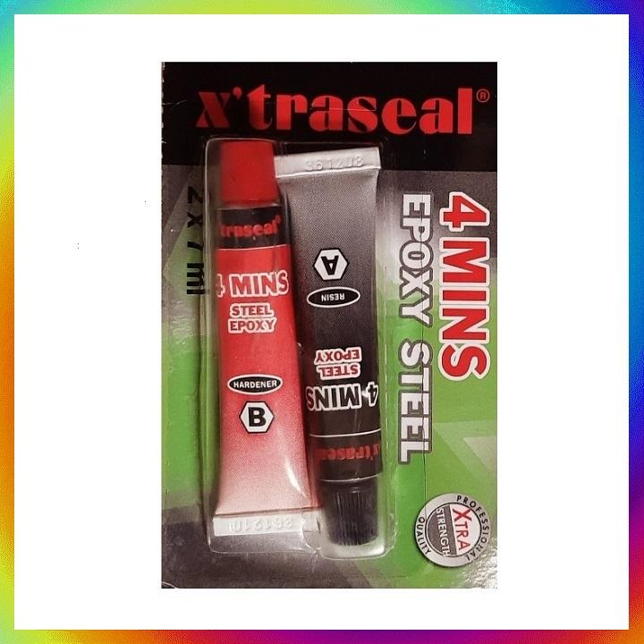 [Exciter Shop] Keo dán kim loại X’traseal AB 4 Minutes Steel Epoxy