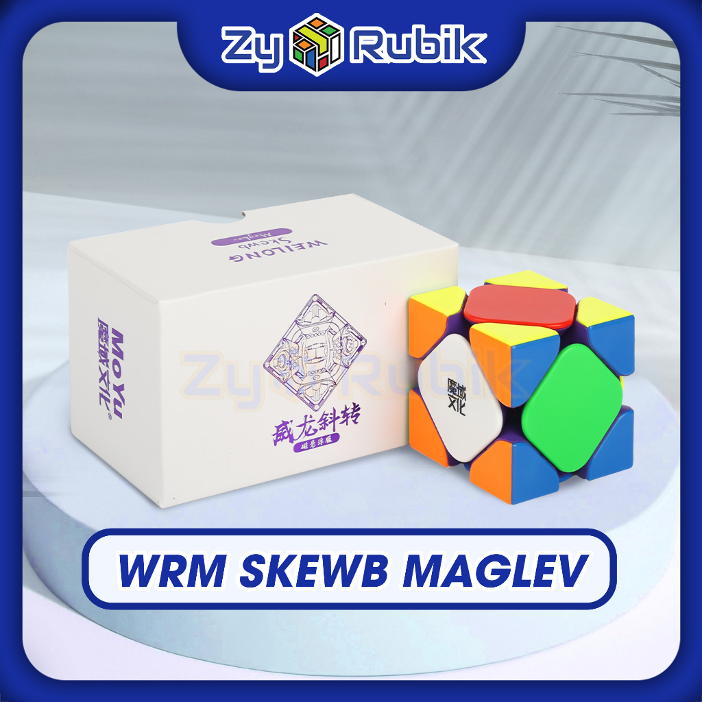 Rubik biến thể rubik moyu wrm skewb có nam châm - rubik nam châm moyu skewb - zyo rubik