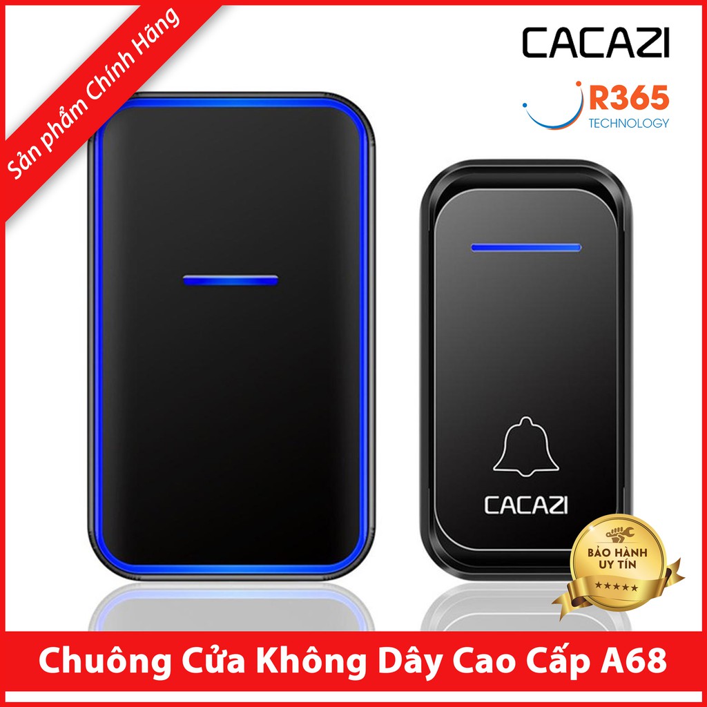 Chuông Cửa Không Dây Cacazi - Chuông cao cấp chống nước chính hãng Cacazi A68
