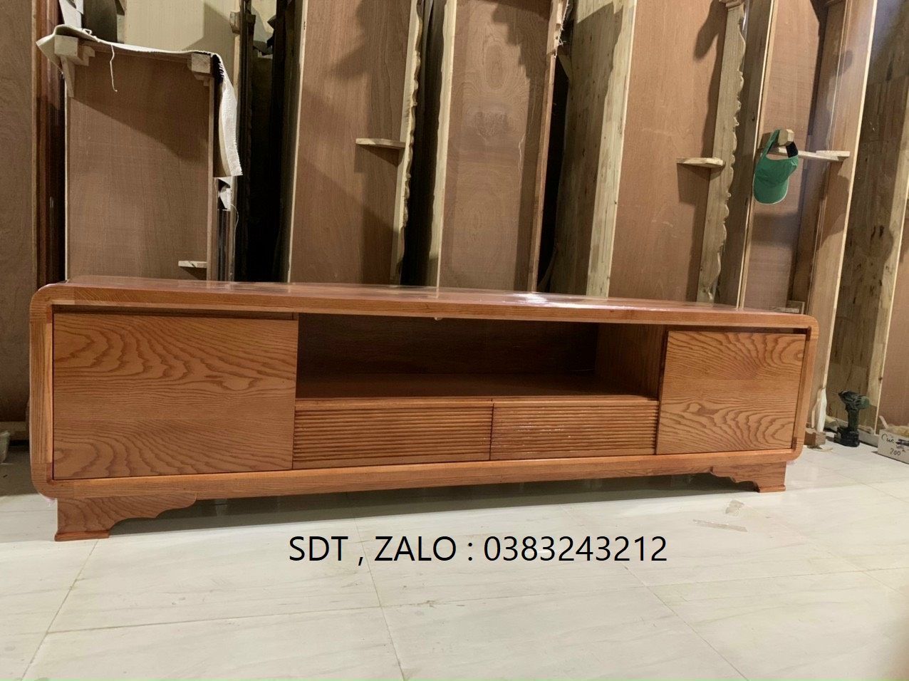 kệ tivi gỗ sồi 1m8 kệ tivi gỗ tự nhiên kệ tivi phòng khách gỗ sồi