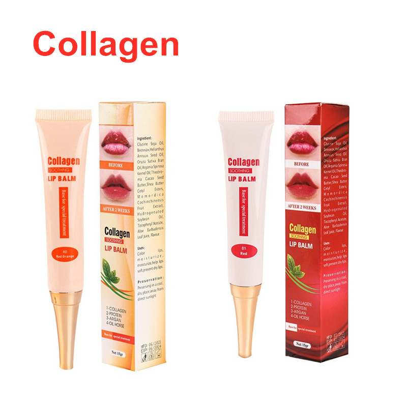 Dưỡng Môi Kích Màu Dưỡng Xăm Dưỡng Kích Màu Collagen Lip Balm 15g Check mã-Usa