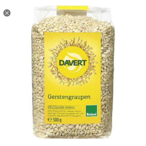 Hạt đại mạch hữu cơ Davert (500g)