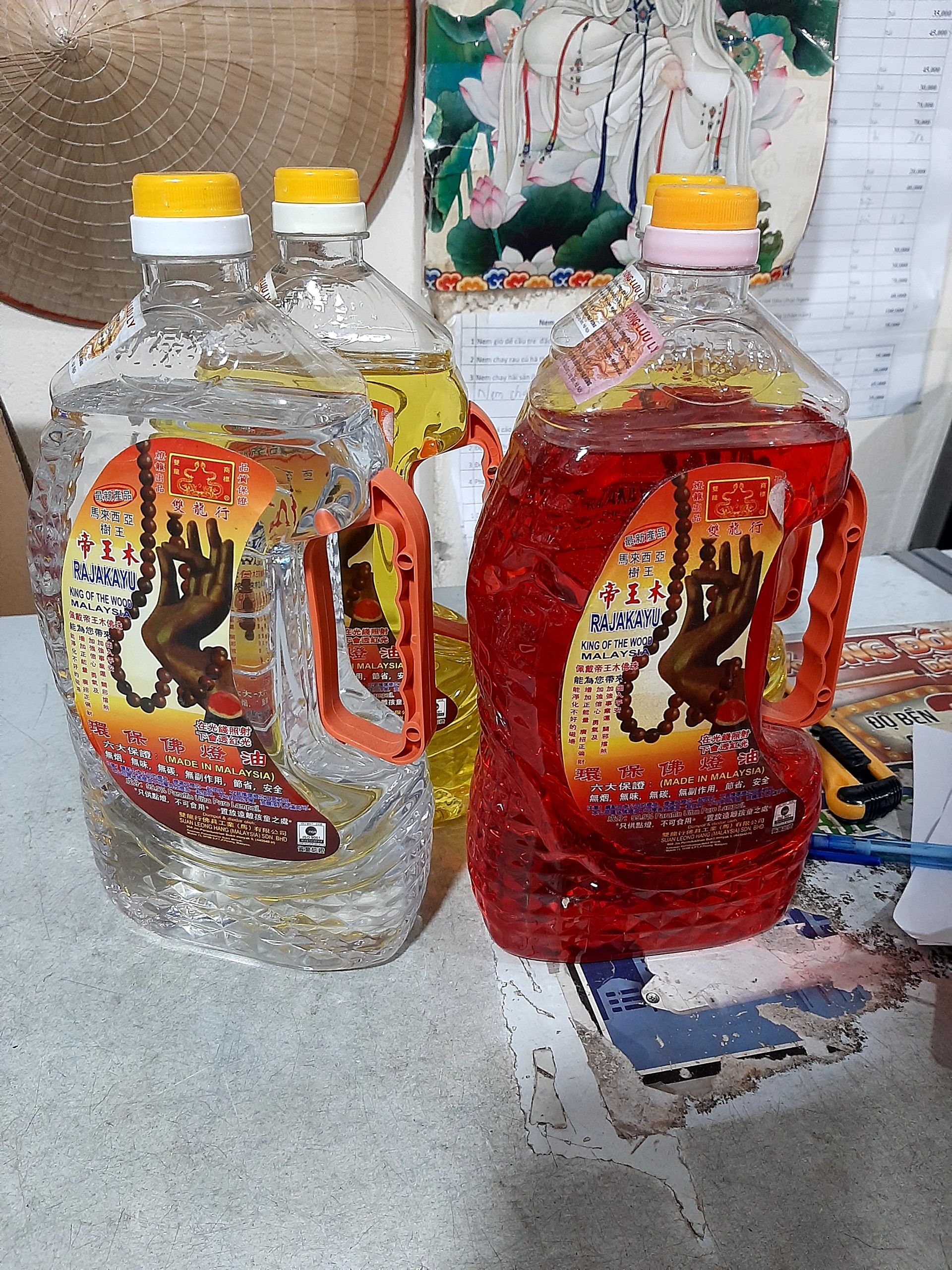 Dầu đèn lưu ly cát tường không khói